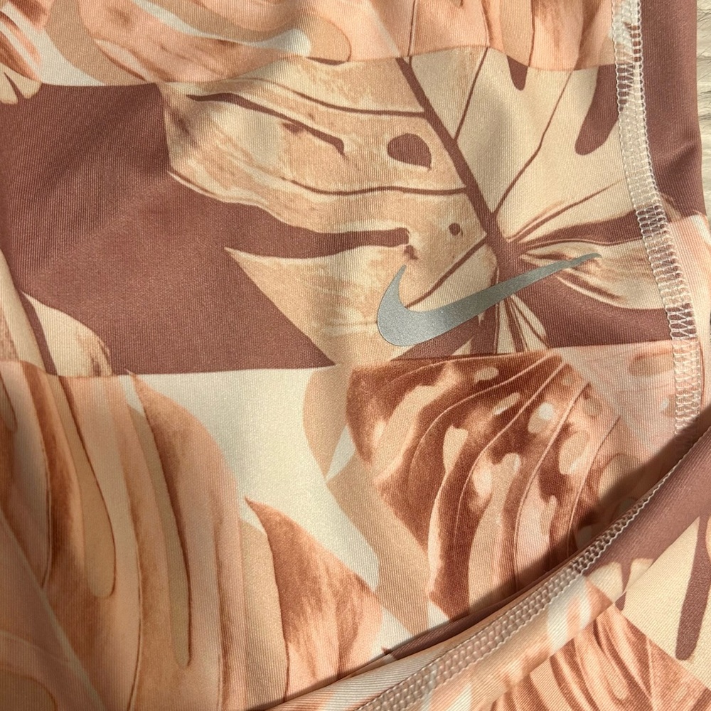 NIKE TROPICAL LEAF PRINT LEGGINGS - Picture 4 of 4